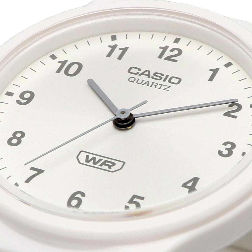 CASIO Аналоговые Дешевые Casio Биопластик Зарубежная модель [Casio] Часы, MQ-24B-7B, Ремешок, Унисекс, Белый,