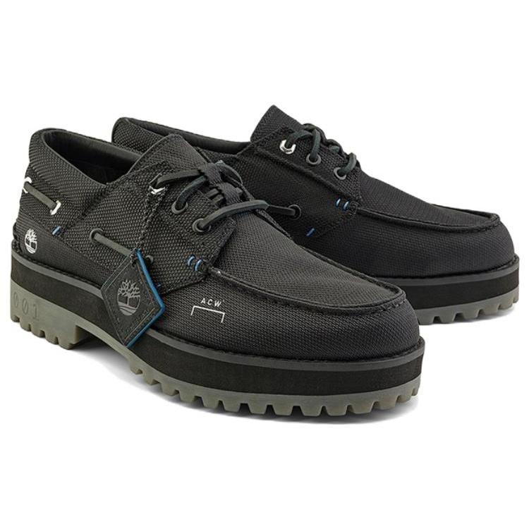 (WMNS) Timberland x A-COLD-WALL 3-люверсные лодочные туфли 'Черные' Женские A66XFW