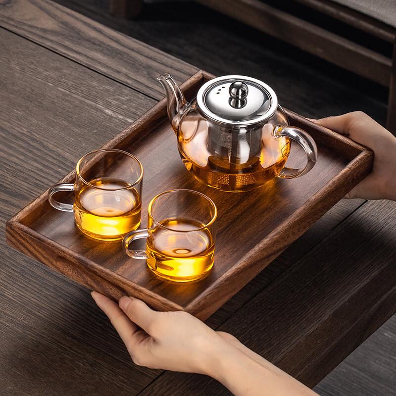 ZISIZ Thickened Heat-Resistant Glass Teapot