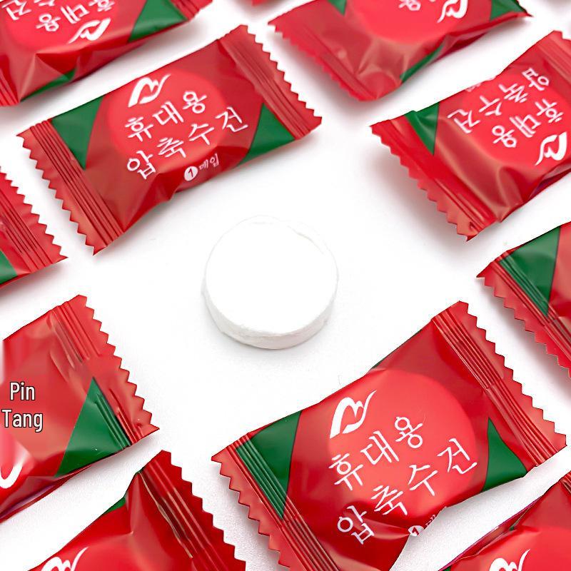 Очень большие, очень толстые одноразовые спрессованные полотенца для лица - Портативные и удобные для путешествий и использования в отеле