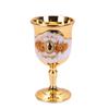 Wine Glass Shot Metal Glass 20ml To 50ml Retro Creative Small Liquor Cup Gold European Style High Grade Dining Bar Barware Gifts