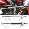 Универсальный рулевой демпфер 330 мм для Honda Yamaha Kawasaki, стабилизатор, ЧПУ, алюминиевые аксессуары для мотоциклов, черный / серебристый