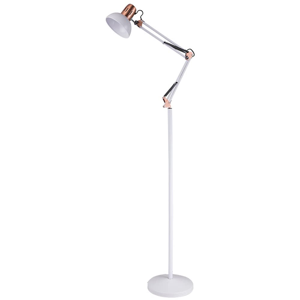 Makilight LED Floor Lamp, 12W, Arm-Mounted Floor Light, 3-Level Dimming Mode, Stepless Dimming, LED Bulb Included, Floor Stand, Ambient Lighting,