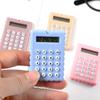 8-Digit Display Mini Calculator Battery Battery Calculator Student Calculators Stationery