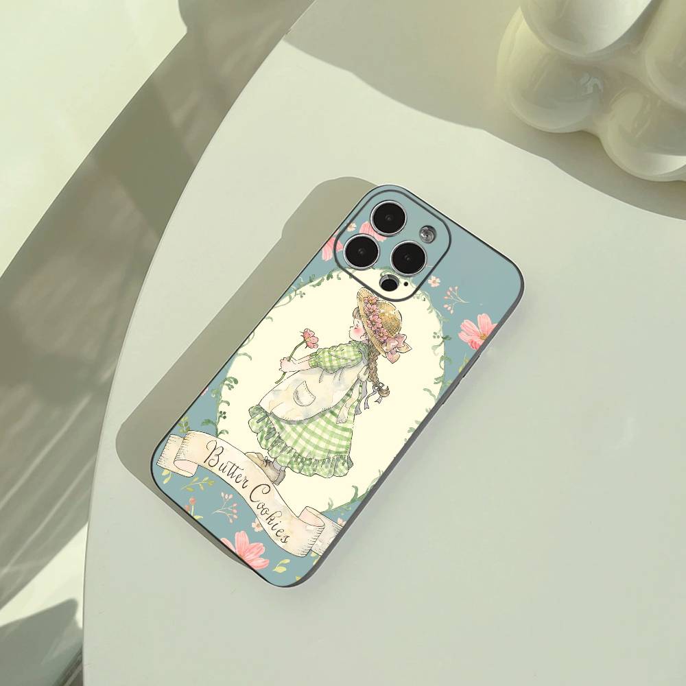 Sarah K-Kay Girl Colorful Phone Case For iPhone 17,16,15,14,13,12,11 Pro Max,16Plus,XS Soft Black Cover