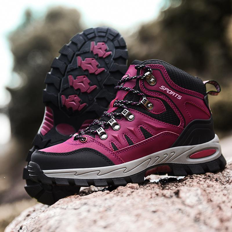 Мужская обувь 2025 года, осень, новые высокие кроссовки для отдыха и спорта, походная обувь, пара больших размеров, обувь для путешествий на открытом воздухе