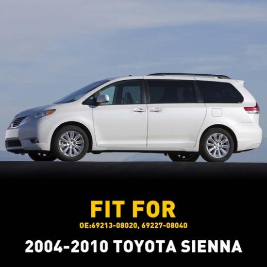 2шт Для Toyota Sienna 2004-2010 Левая Задняя Правая или Дверная Раздвижная Серебристая Ручка V