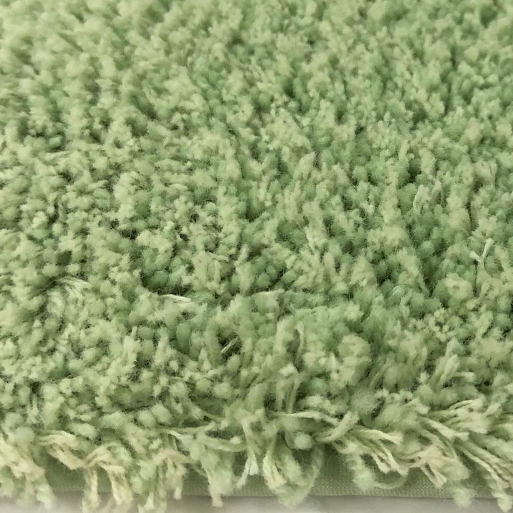 Senko Tiny Leaf Long Toilet Green Mat,