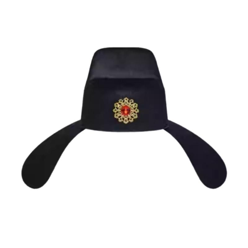 Костюмная шляпа для культурного мероприятия, дышащая, складная, традиционные стили, официальная шляпа для взрослых и детей, ролевые игры