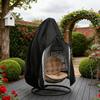 Hanging Hammock Chair Cover Heavy Duty Oxford Cloth Weather-resistant Waterproof Outdoor Patio Single Double Seat Swing Egg Chair Cover with Zipper