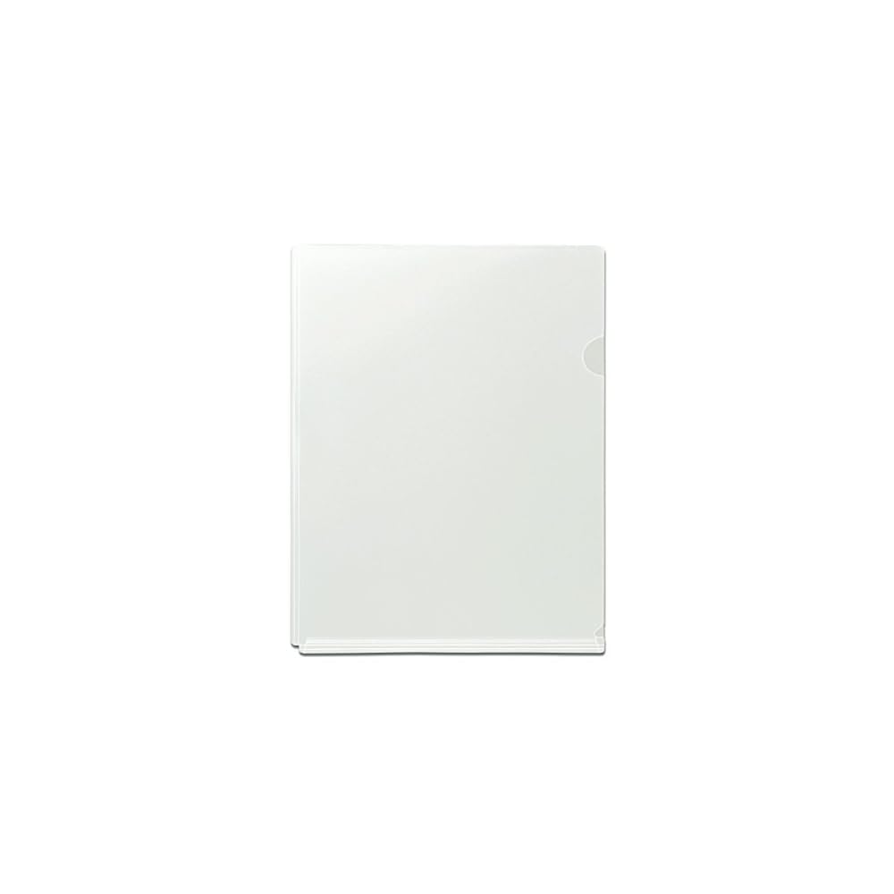 Plus Clear Holder A4, with gusset for ample storage, 50 sheets