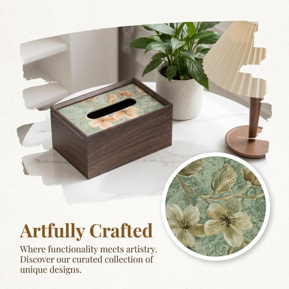 High-end Quality Tissue Box Wood Paper Towel Holder Minimalist Paper Box Hotel Use