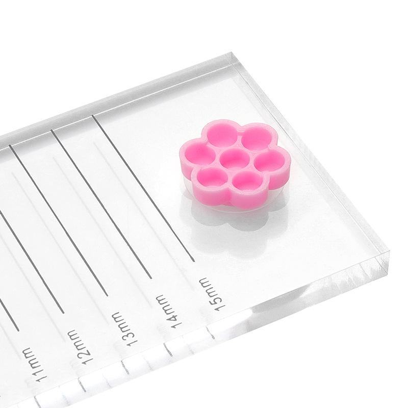 Портативный фиксированный стол для капель клея, ресницы, цветок, тип чашки для клея