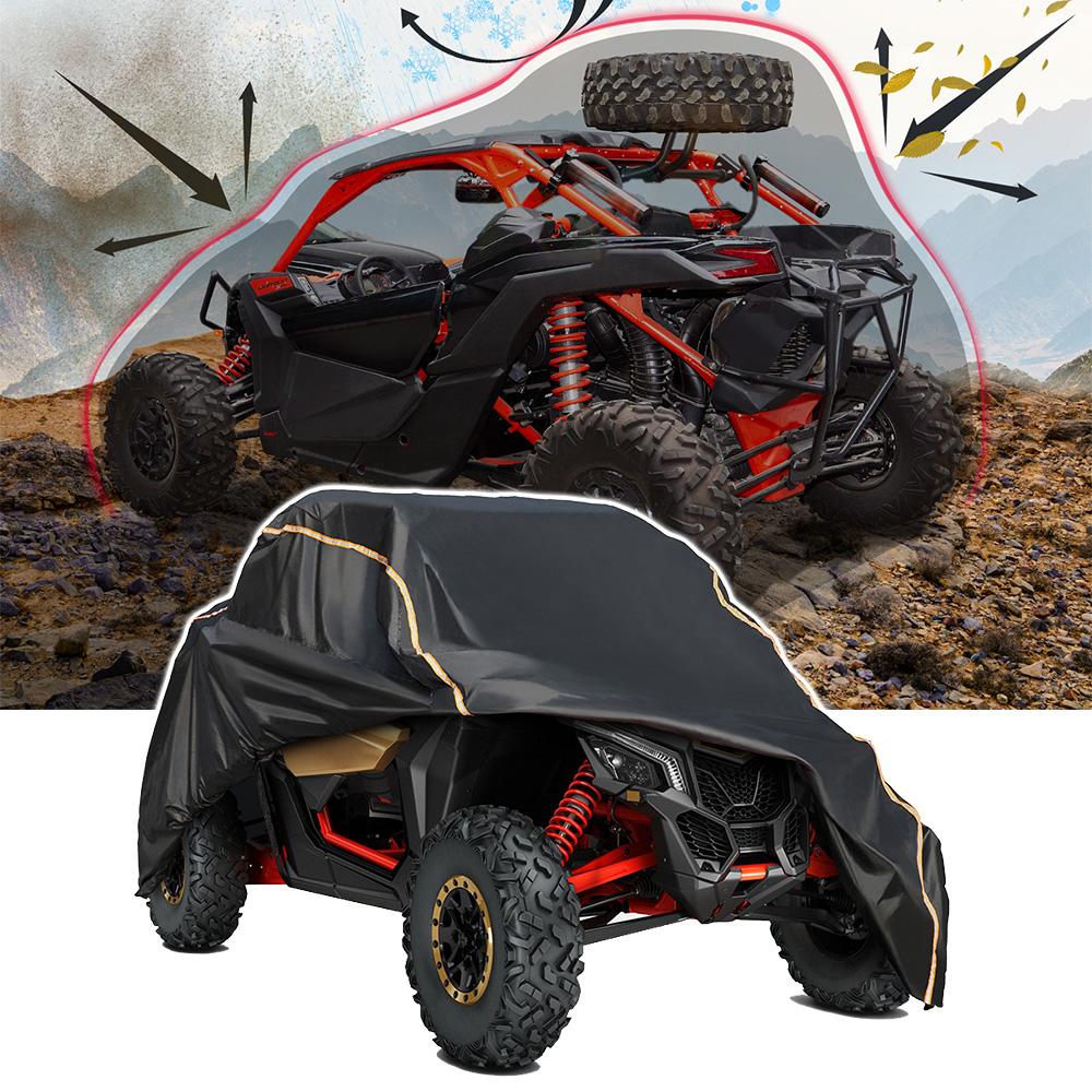 134*73*60" UTV 2 Doors For Can Am Maverick X3 R RR 4x4 XMR XRC XDS Turbo DPS 2-Doors 2017-2025 Utility Vehicle Storage Cover