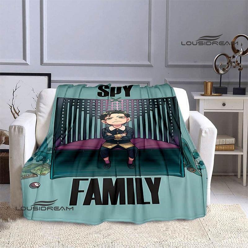 Семейное одеяло с принтом аниме «шпион х», теплое одеяло для девочек и детей, фланелевое мягкое уютное одеяло, домашнее дорожное одеяло, подарок на день рождения
