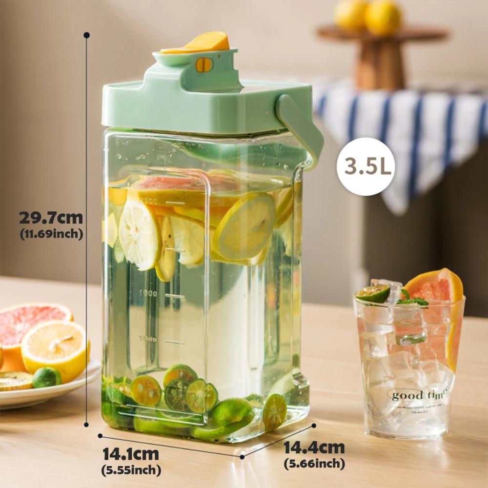 2.3L/3.5L Water Bottle with Faucet Drinking Bottle Refrigerator Cold Water Jug Cold Water Bottle