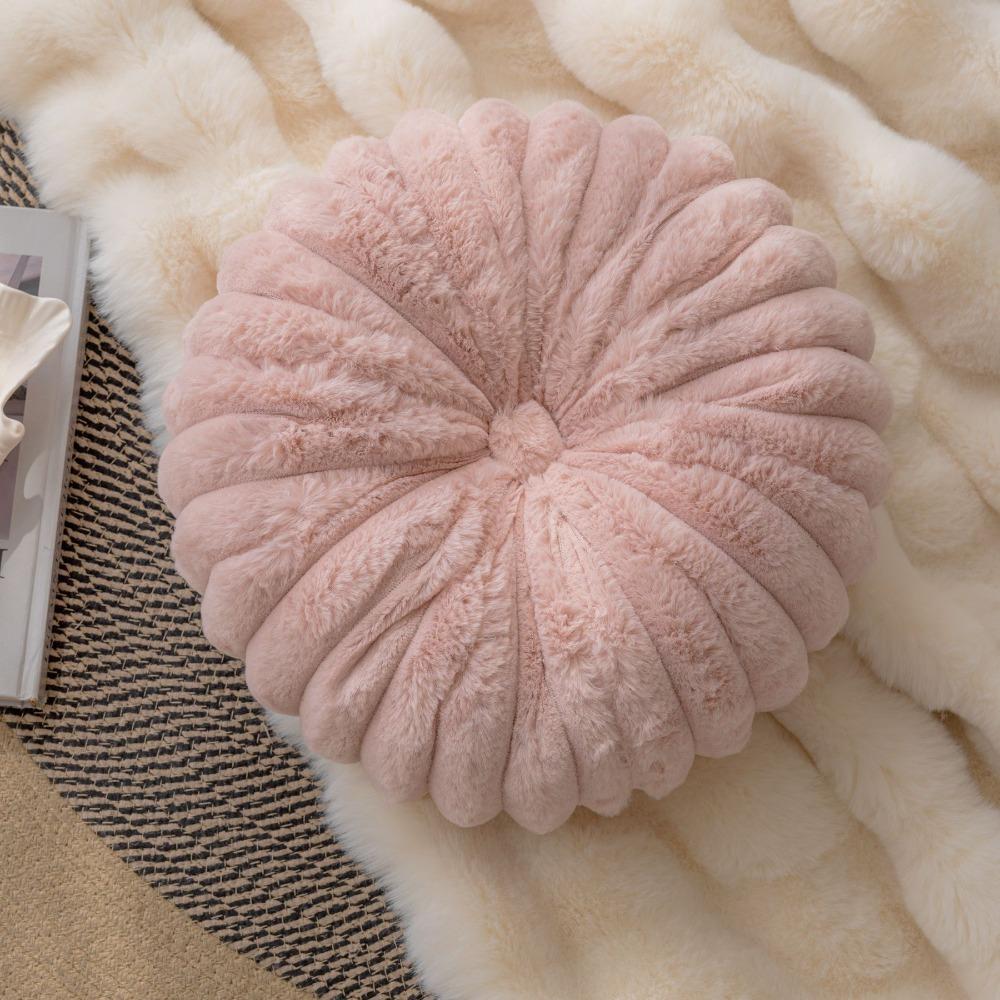 Round Sofa Throw Pillow PP Cotton Filling Seat Cushion Modern Butt Pad Tatami