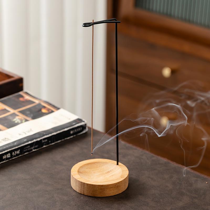 Дзен Деревянная Подставка для Благовоний: Креативная подставка для благовоний из сандала и агарового дерева для домашнего декора