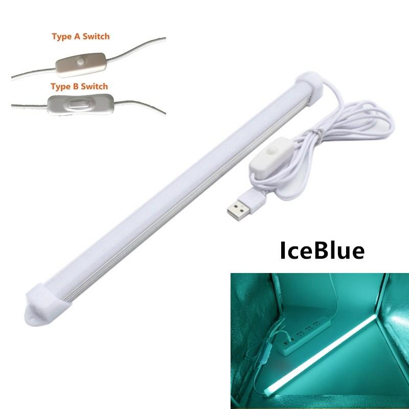 USB LED Tube light 5V 2835 SMD LED lamp 32CM 52cm Rigid strip light bulb Bar Reading Book Desk lamp Night light Ultrathin Closet