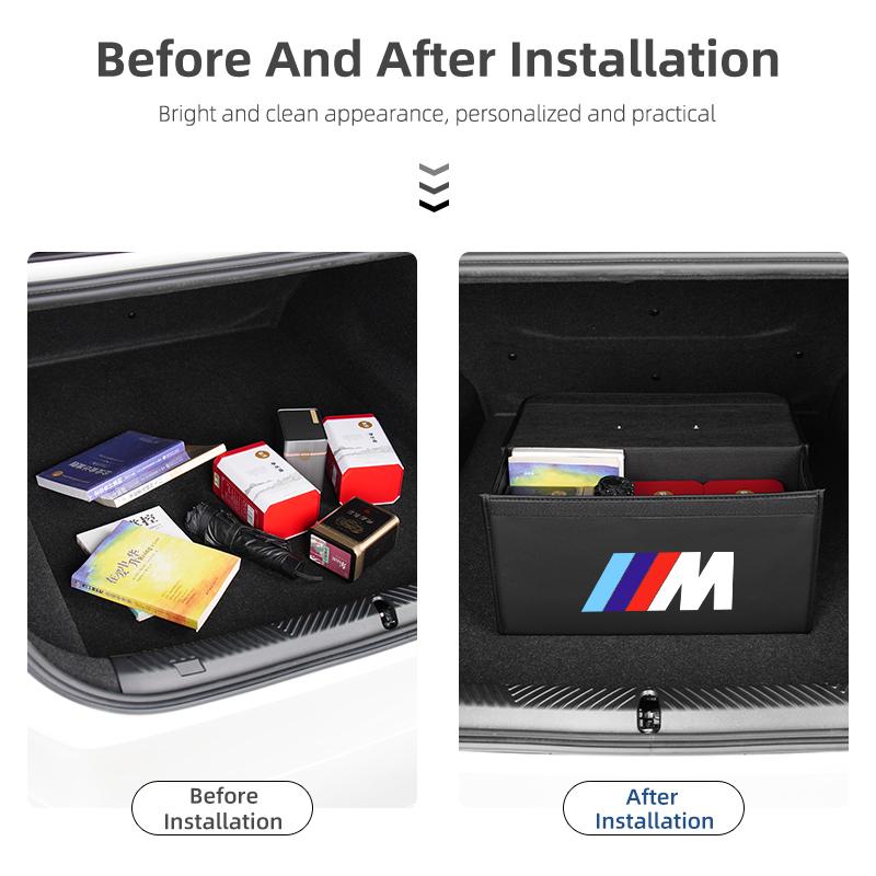 2025 Горячий Органайзер для Автомобиля Дорожная Сумка Кожаный Органайзер в Багажник Портативный Складной Для BMW E46 E90 E60 F10 E39 F30 E36 F20 E87 E90 E
