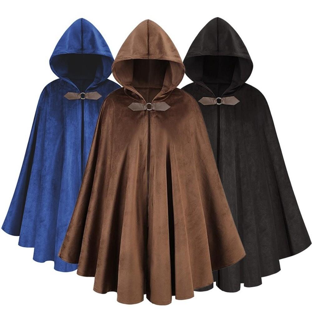 Fantasy Medieval Cloak Dark Style Cosplay Costume Practical Halloween Cloak Halloween Costume
