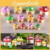 Diy Mushroom Resin House Castle Garden Craft Decor Miniature Micro Art Landscape