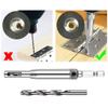 16Pcs Self Centering Drill Bit Set with 1 Hex Key for Woodworking Window Door Hinges 16Pcs