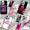 Cheerleader Cheer Pink Quote Phone Case Cover for iPhone 17 Air 16 16e 12 11 13 14 15 Pro Max for Apple Plus Coque
