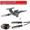 For YAMAHA YZF-R3 R6 R7 R15 R125 600R YZFR6 Motorcycle Accessories Rear License Plate Holder Bracket Turn Signal Lights Support