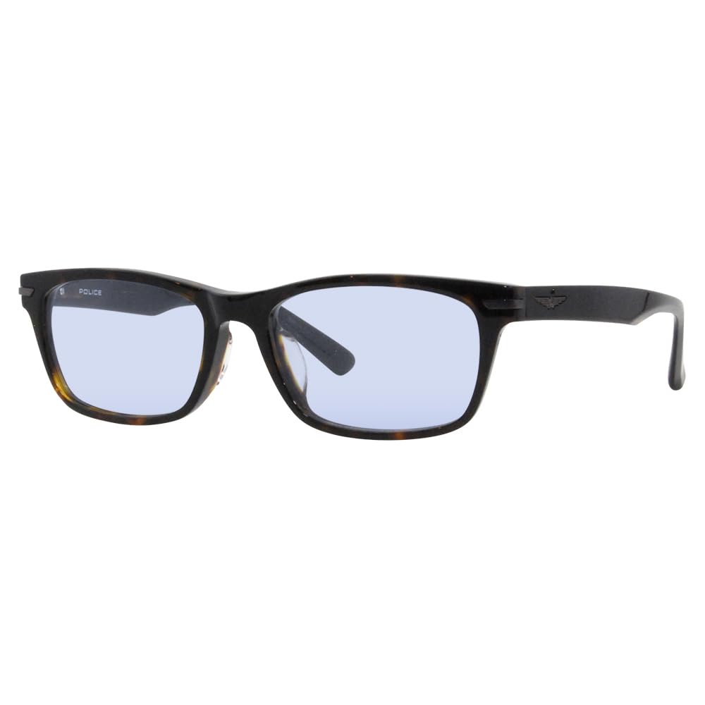 Glasses Frame Sunglasses Color Lens Set VPLF55J 0722 53 Blue Lens [Police] Non-Prescription