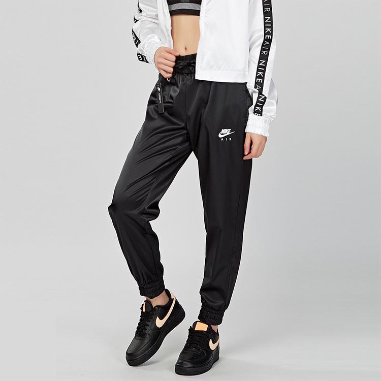 Nike Брюки-джоггеры из воздушного атласа женские черные BV4782-010