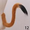 1PC Fox Cosplay Upturned Accessories Cat Tail Long Plush Simulation Beast Kids Lolita Costume Wolf