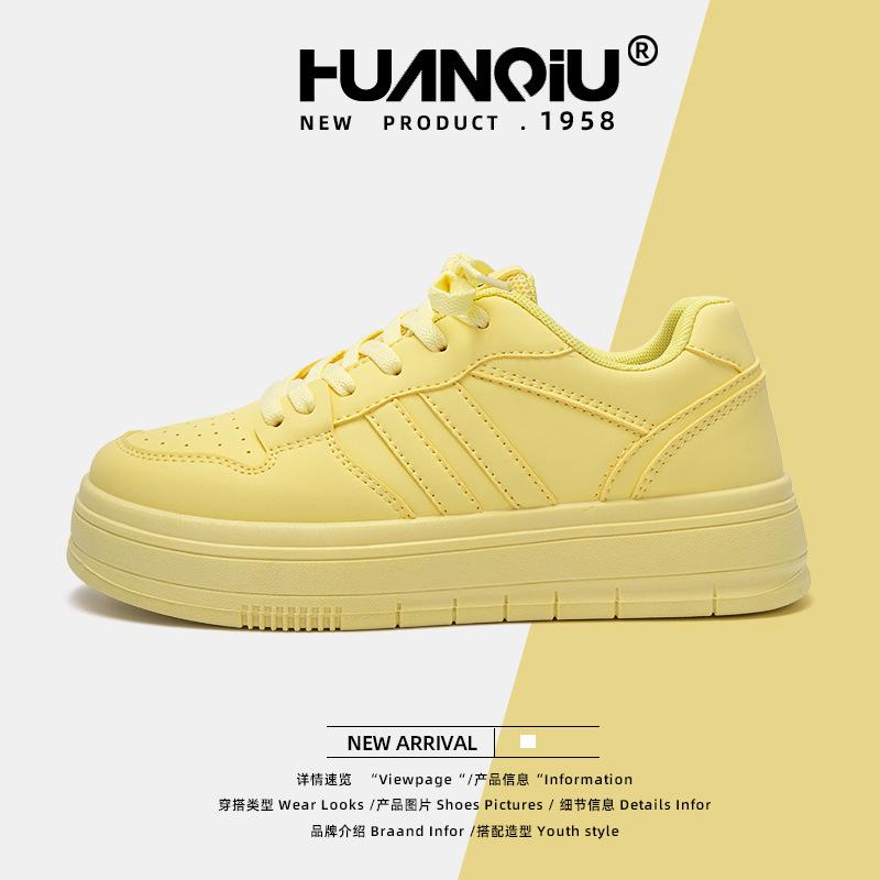 Глобальная платформа универсальные белые туфли весна 2025 новый тренд обувь для доски легкие и удобные женские туфли ZHQ3519