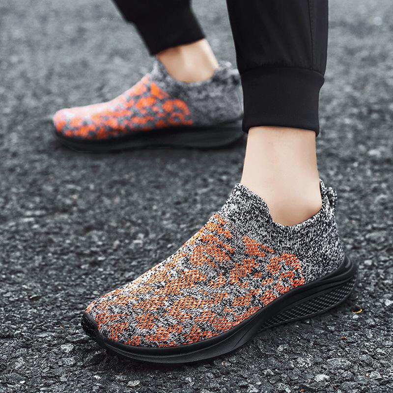 Кроссовки Spot Tide, летающие тканые спортивные мужские кроссовки 2024 года, новые эластичные кроссовки с носком, дышащие повседневные кроссовки для бега с мячом