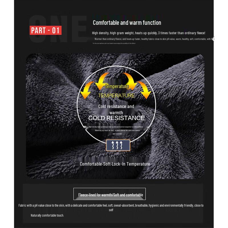 Мужские зимние прямые джинсы Romon с подкладкой WL5081R