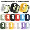 Bumper Screen Protector Shell Protective Frame Silicone Case for Huawei Watch Fit 3 Smart Watch