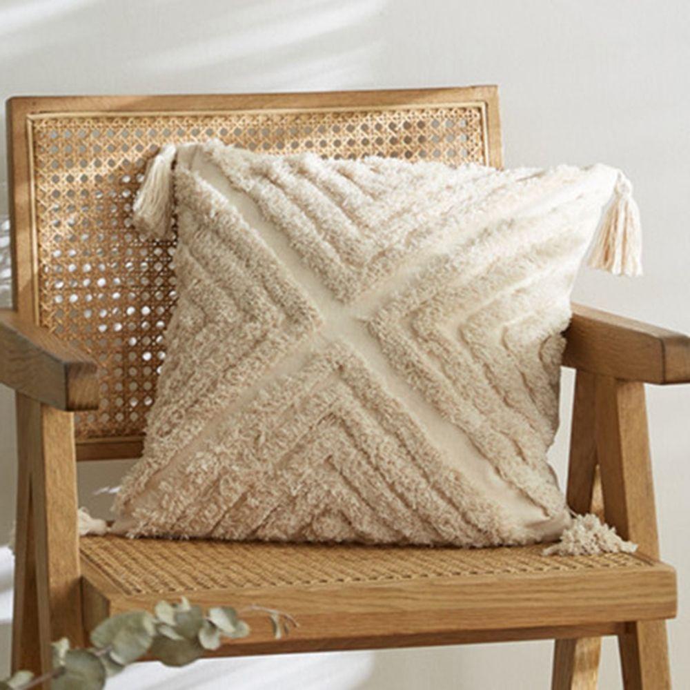 Geometric Throw Pillow for Living Room Bohemia Tassels for Sofa Couch Boho Pillow Cover Home Textile Cushion Covers Pillow Case