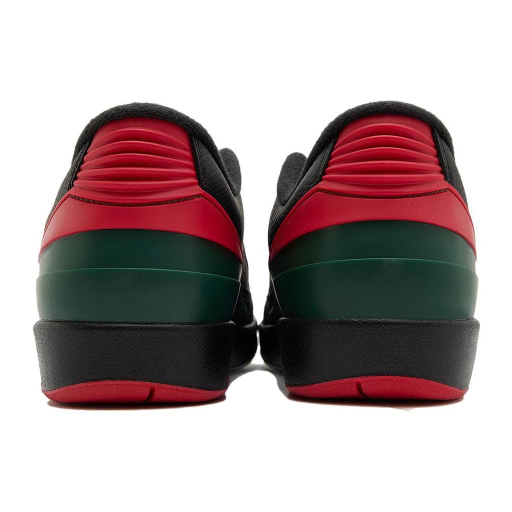 Air Jordan 2 Retro Low Christmas Мужские кроссовки черные огненно-красные Fir DV9956-006