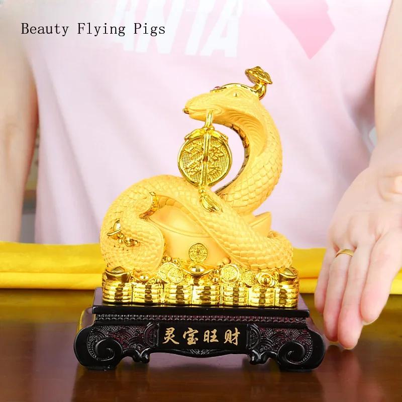 1 шт. Ручная работа Креативная смола Зодиак Змея Орнамент Дом ТВ Шкаф Винный шкаф Украшение новоселье Подарок