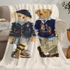 Fashion P-Polo B-Bears Luxury Blanket Soft Comfortable Nap Plush Suitable For Iiving Room Office Bedroom Birthday Home Kid Gift