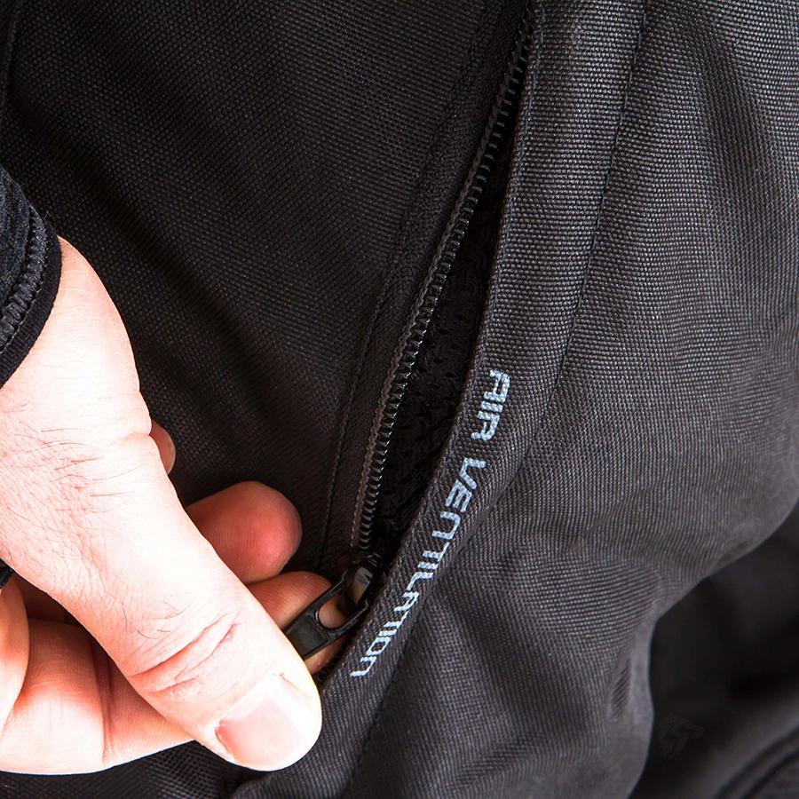 WOLF TEXTILE MOTORCYCLE PANTS EXPLORER BLACK