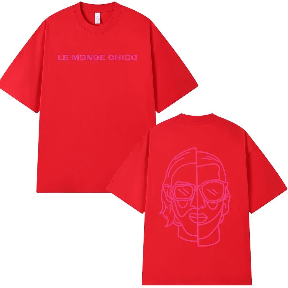 Le Monde Chico T Shirt French Rapper PNL Album Graphic Print T-shirt Men Women Hip Hop Fashion Best Selling Loose Clothes Unisex