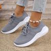 Women's New Casual and Fashionable Running Shoes, Fly Woven Breathable Women's Shoes, Soft Soled Trendy Sports Shoes for Women
