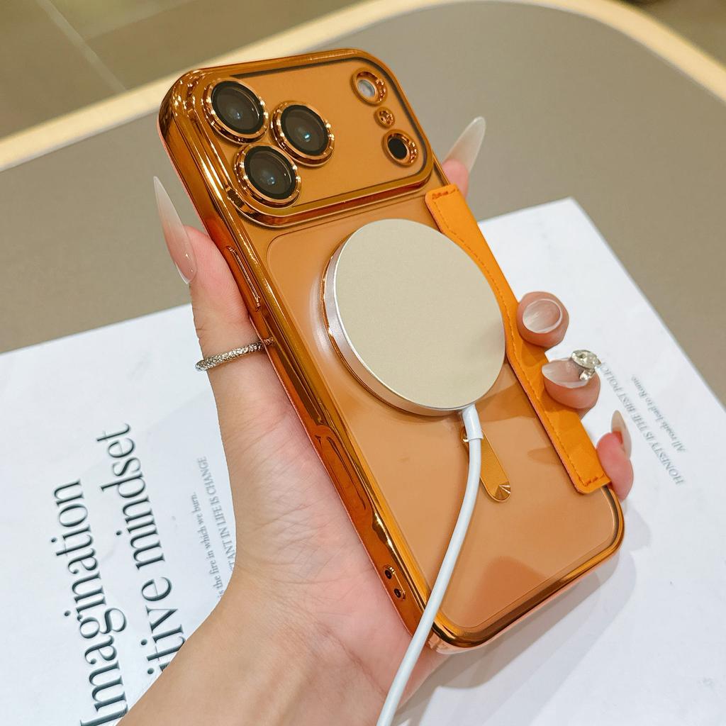 Чехол-книжка с покрытием, прозрачный, магнитный, складной, кожаный, кошелек, для iPhone 17 Air 16 Pro Max, магнитный, 15 14 13 12 11 Pro, слот, карман, держатель, чехол