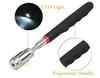 Telescopic Magnetic Iron Suction Rod with LED Light Metal Pick-up Tool DIY Strong Magnetic Metal Screw Suction Rod Pick-up Tool