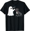 Pit Bull Boo P Ghost Nose Boop Halloween Dog Lover T-Shirt