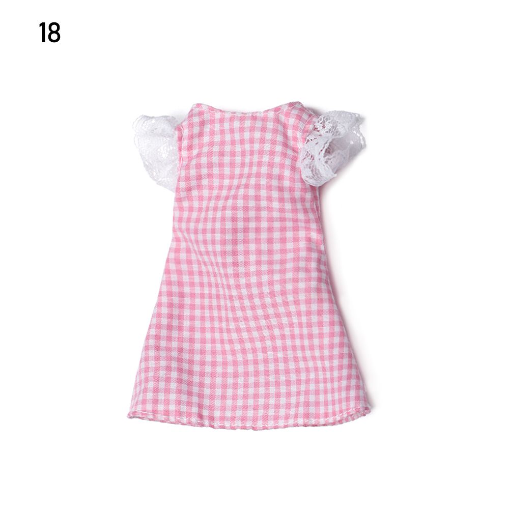 Toys Handmade Doll Accessories Tops Casual Skirts Navy Style Clothes Mini T-shirt Dressing Clothes