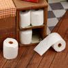 5Pcs Dollhouse Miniature Simulation Roll Paper Towel Model Dollhouse Bathroom Decoration Dolls House Accessories