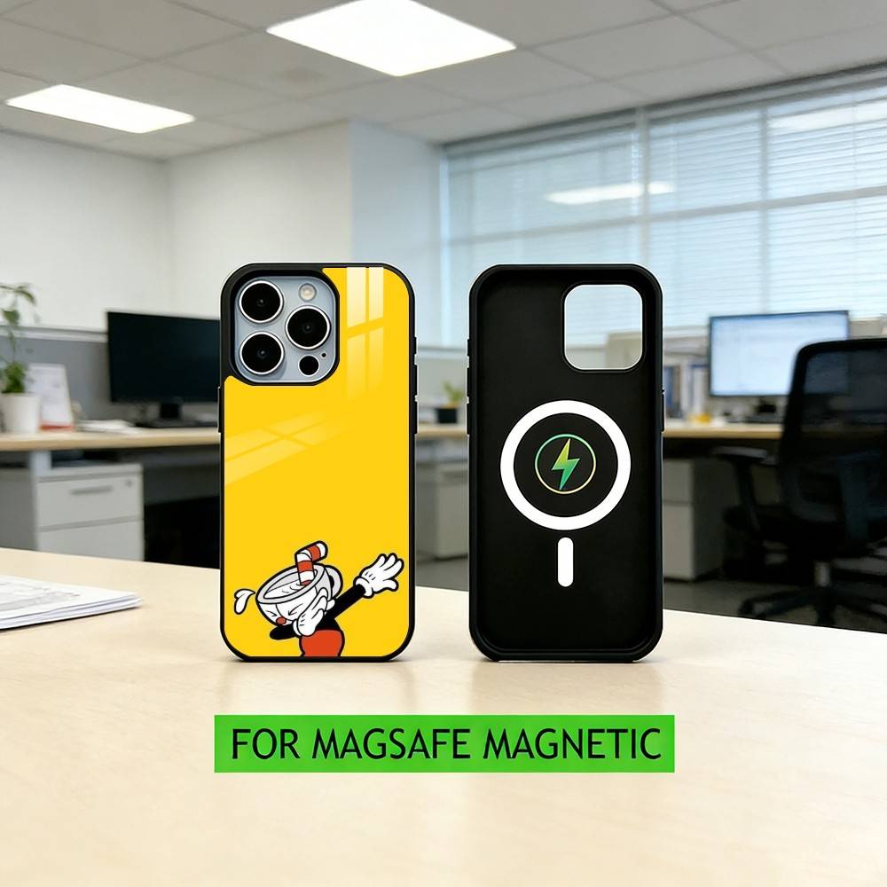 C-Cuphead P-Popular Phone Case For iPhone17,16,15,14,13,12,11 Plus,Pro Magnetic For Magsafe Wireless Charging