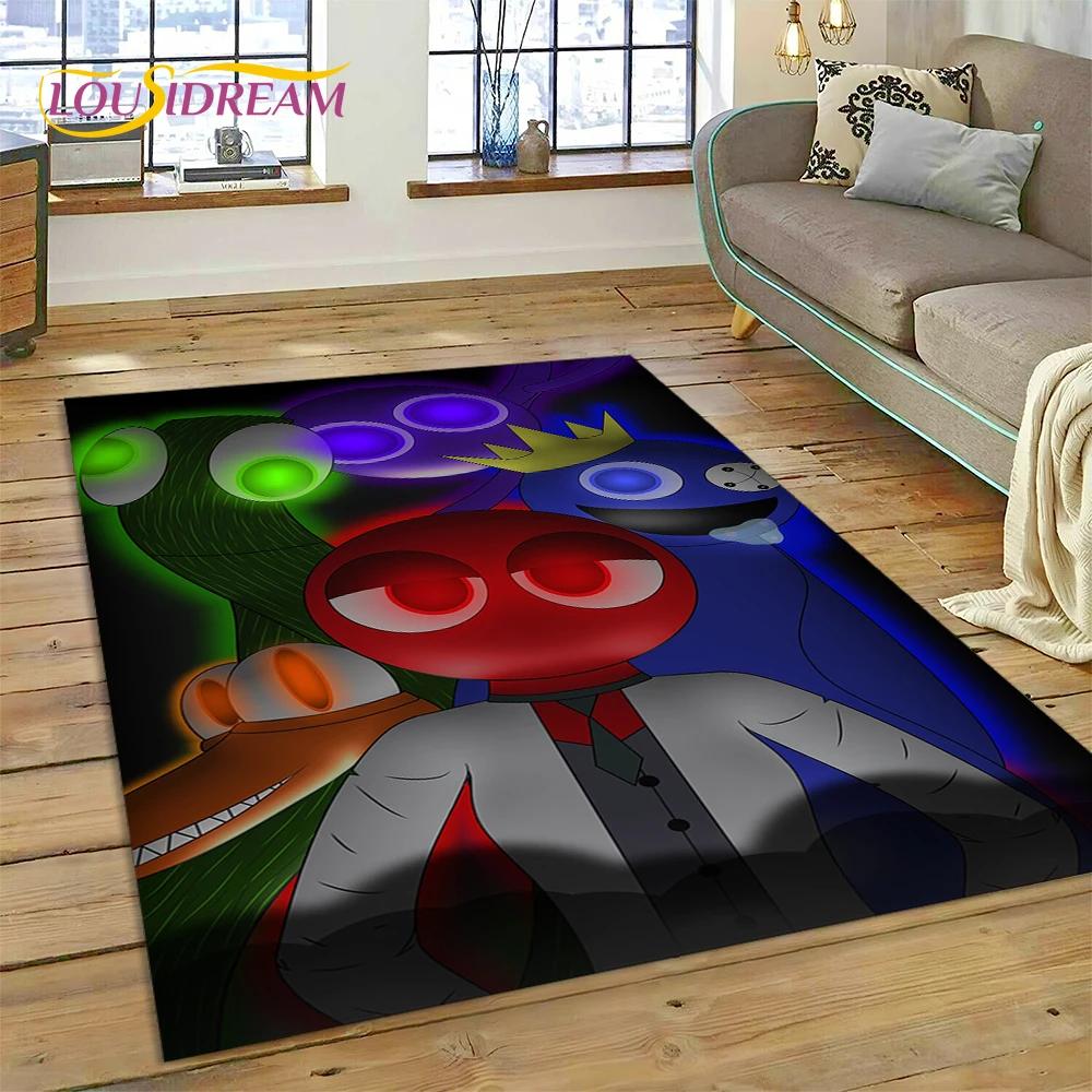 27 Style 3D R-Rainbows Friends Cartoon Carpet Rug for Home Living Room Bedroom Sofa Doormat Decor,kids play Non-slip Floor Mat